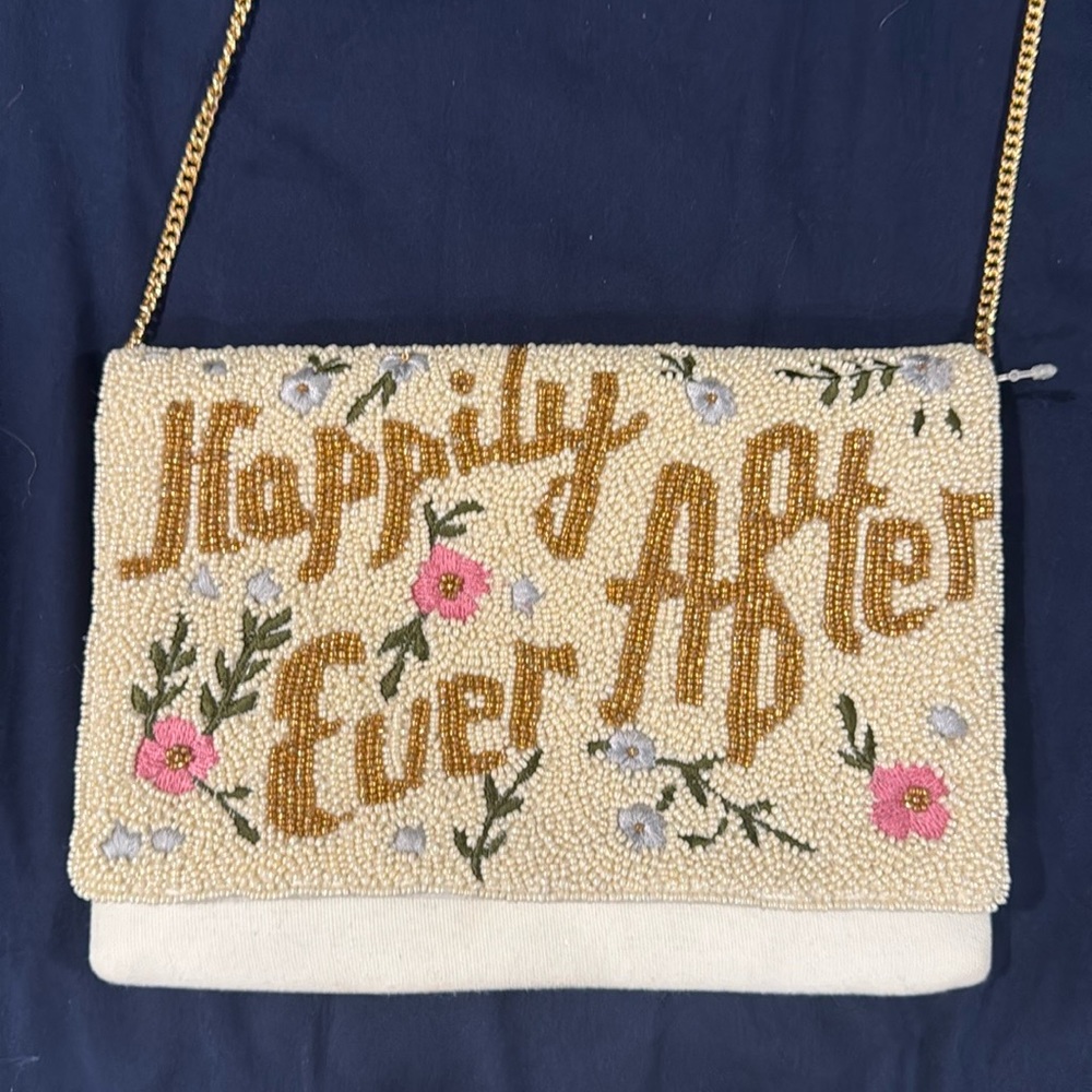 Beaded “Happily Ever After” bag